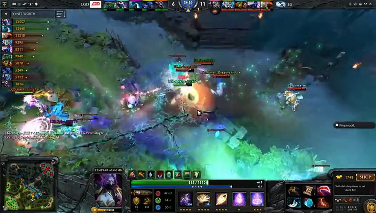 EG vs LGD Highlights SEMI FINAL Starladder 13 Game 2 - Dota 2