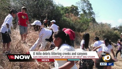 Local groups band together to clean up creeks, canyons ahead of next big storm