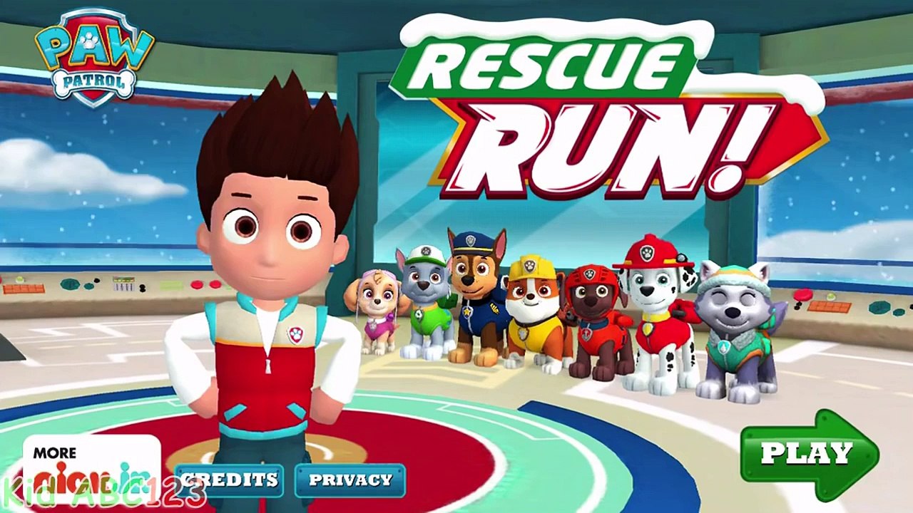 PAW Patrol Rescue Run - NEW Christmas Update - App For Kids