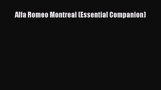 [PDF Download] Alfa Romeo Montreal (Essential Companion) [PDF] Full Ebook
