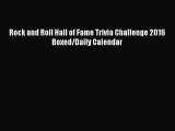 PDF Download - Rock and Roll Hall of Fame Trivia Challenge 2016 Boxed/Daily Calendar Download