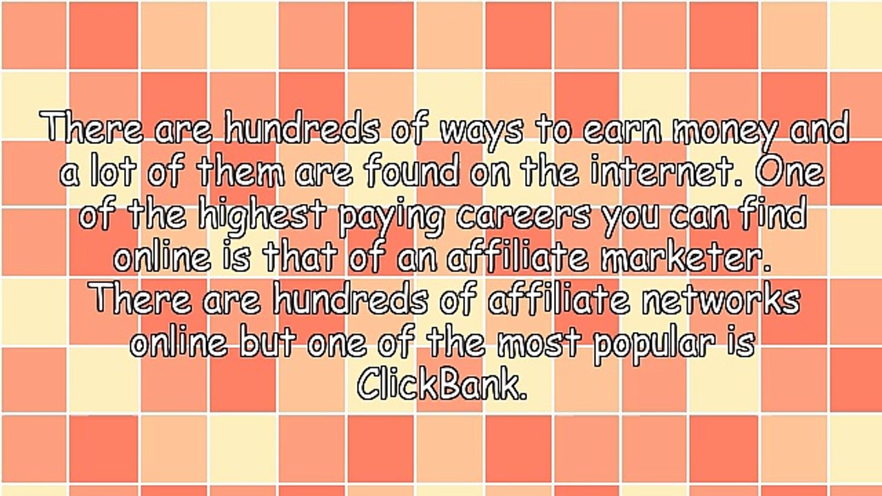 Some Tips About Being a ClickBank Affiliate