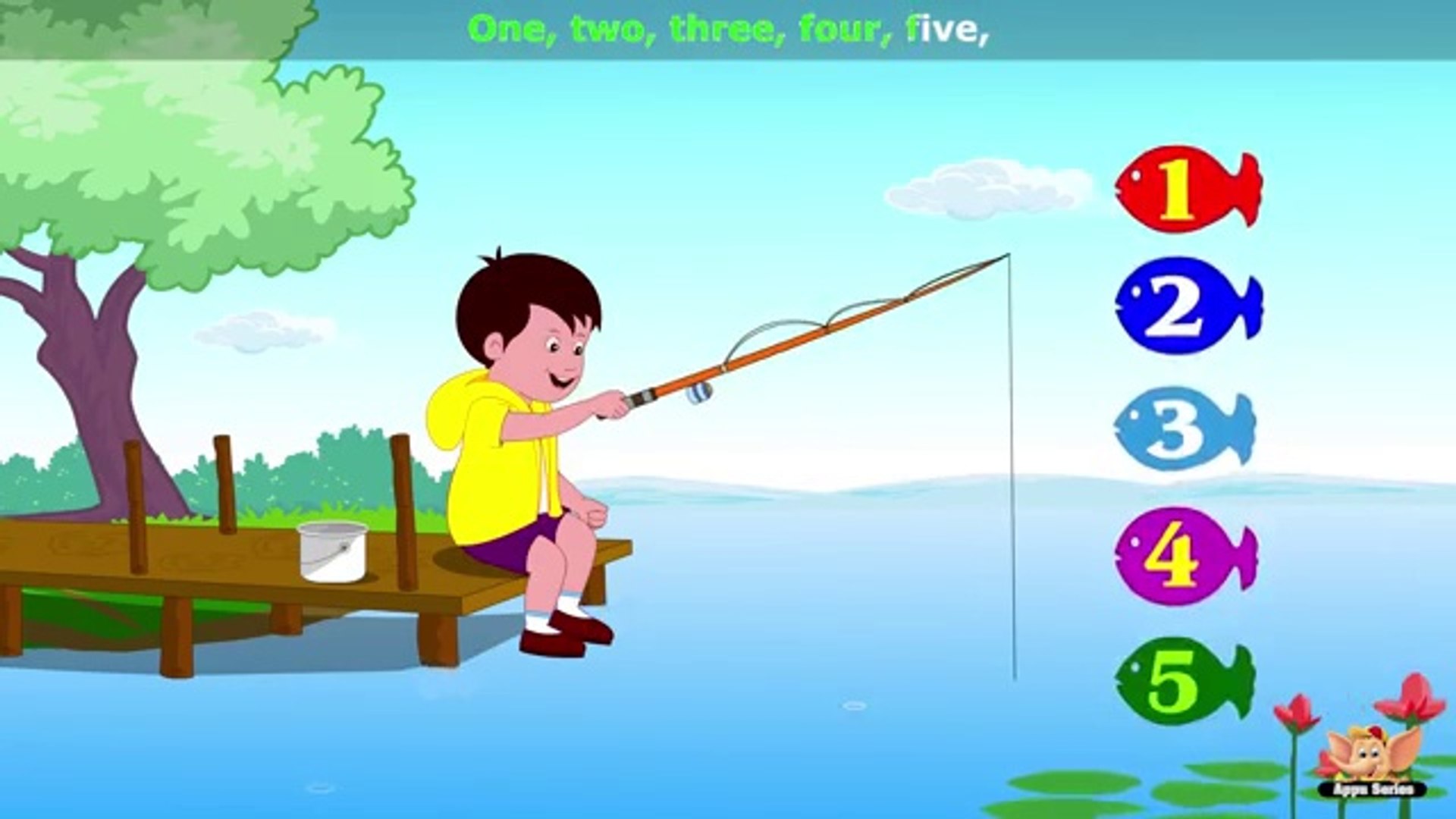 One, Two, Three, Four, Five - Nursery Rhyme with Karaoke - video Dailymotion