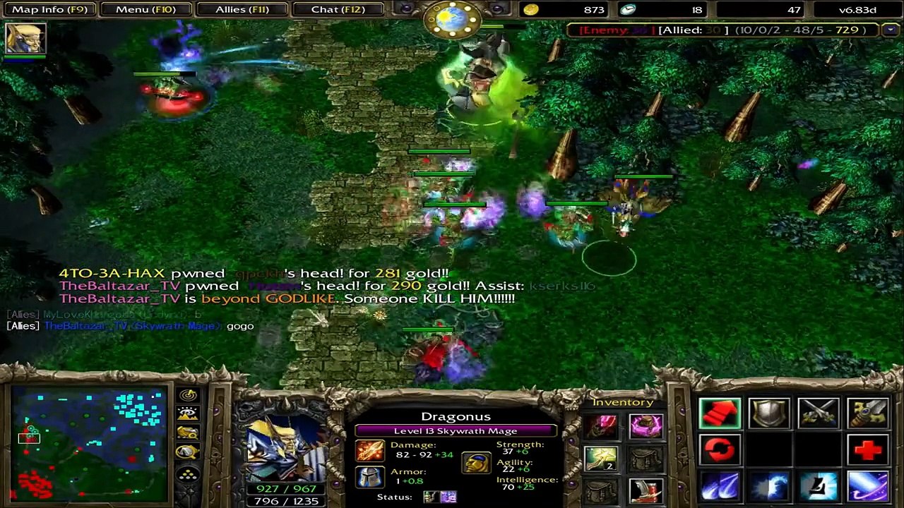 Dota Funny Gameplay Skywrath Mage Beyond Godlike Video