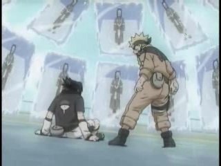 Haku vs sasuke and naruto_Linkin Park_Faint_
