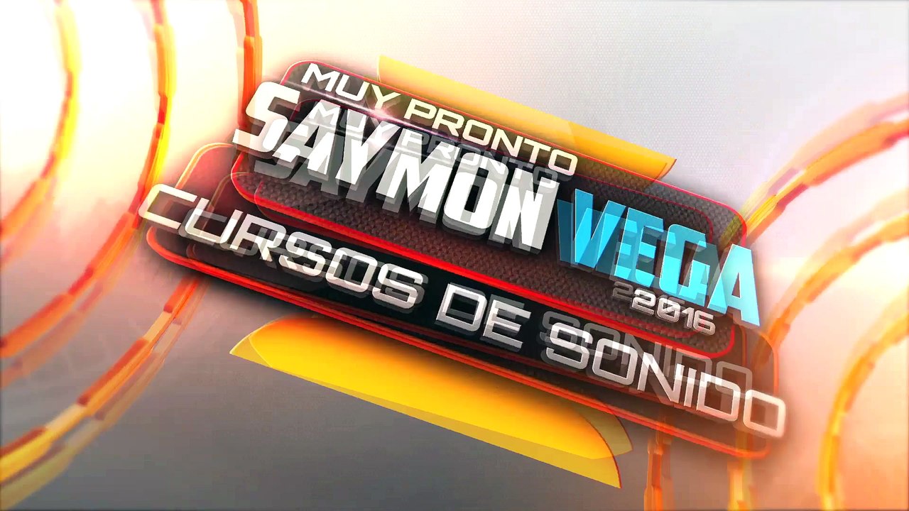 Saymon Vega Curso de Sonido 2016