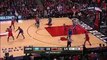 Stephen Curry Drops E'twaun Moore - Warriors vs Bulls - January 20, 2016 - NBA 2015-16 Season
