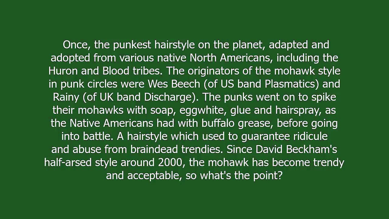 mohawk meaning and pronunciation
