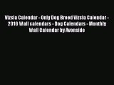 PDF Download - Vizsla Calendar - Only Dog Breed Vizsla Calendar - 2016 Wall calendars - Dog