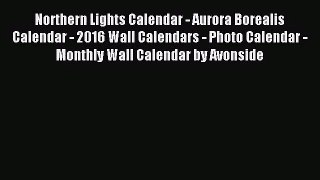 PDF Download - Northern Lights Calendar - Aurora Borealis Calendar - 2016 Wall Calendars -