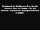 PDF Download - Portuguese Water Dog Calendar - Breed Specific Portuguese Water Dog Calendar