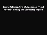 PDF Download - Norway Calendar - 2016 Wall calendars - Travel Calendar - Monthly Wall Calendar
