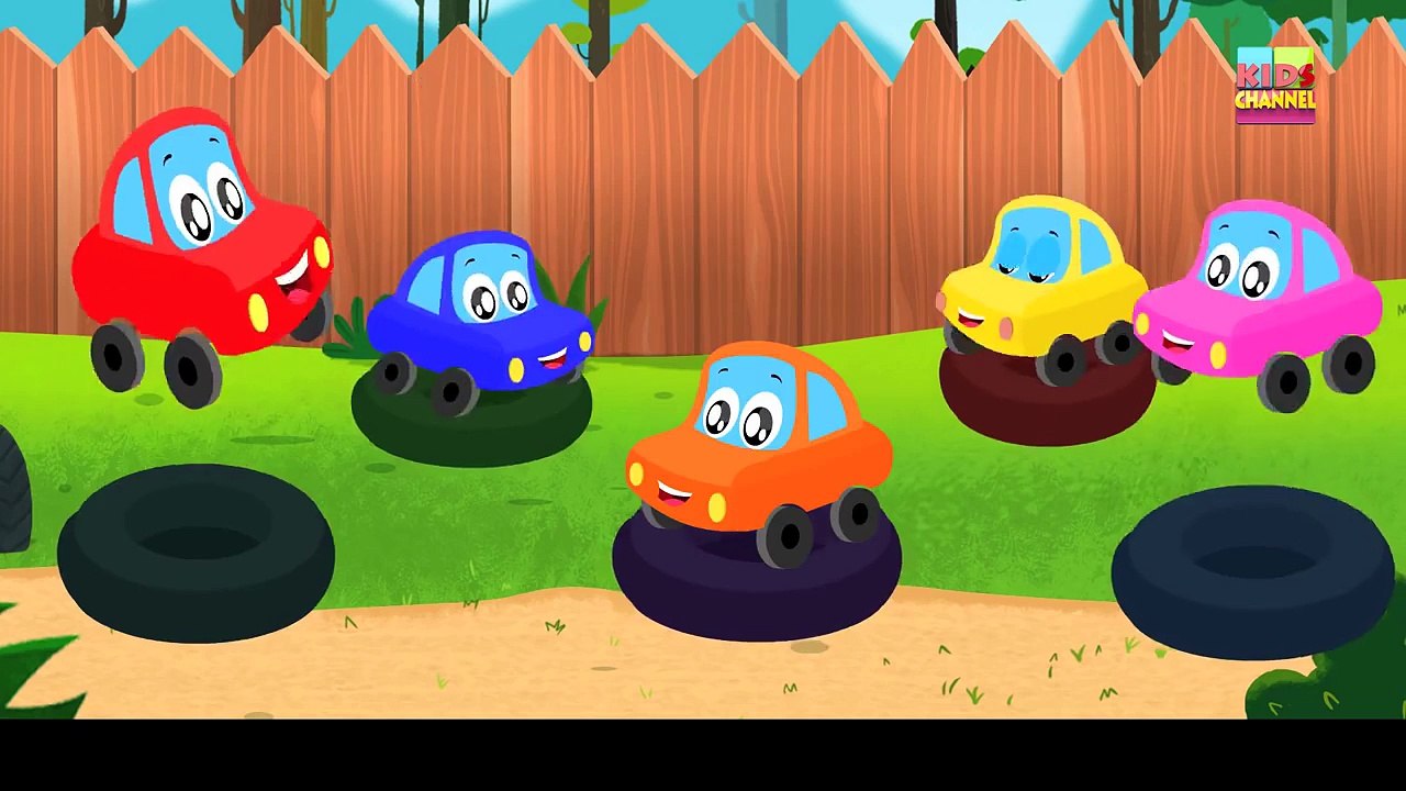 Five Little Babies | Nursery Rhyme | Funny Car Video