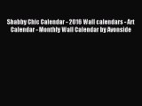 [PDF Download] Shabby Chic Calendar - 2016 Wall calendars - Art Calendar - Monthly Wall Calendar