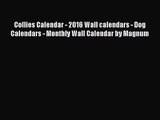 PDF Download - Collies Calendar - 2016 Wall calendars - Dog Calendars - Monthly Wall Calendar