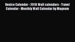 PDF Download - Venice Calendar - 2016 Wall calendars - Travel Calendar - Monthly Wall Calendar