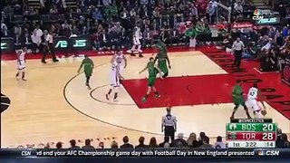 DeRozan Evades 3 Defenders for 2 Points - Celtics vs Raptors - January 20, 2016 - NBA 2015-16 Season