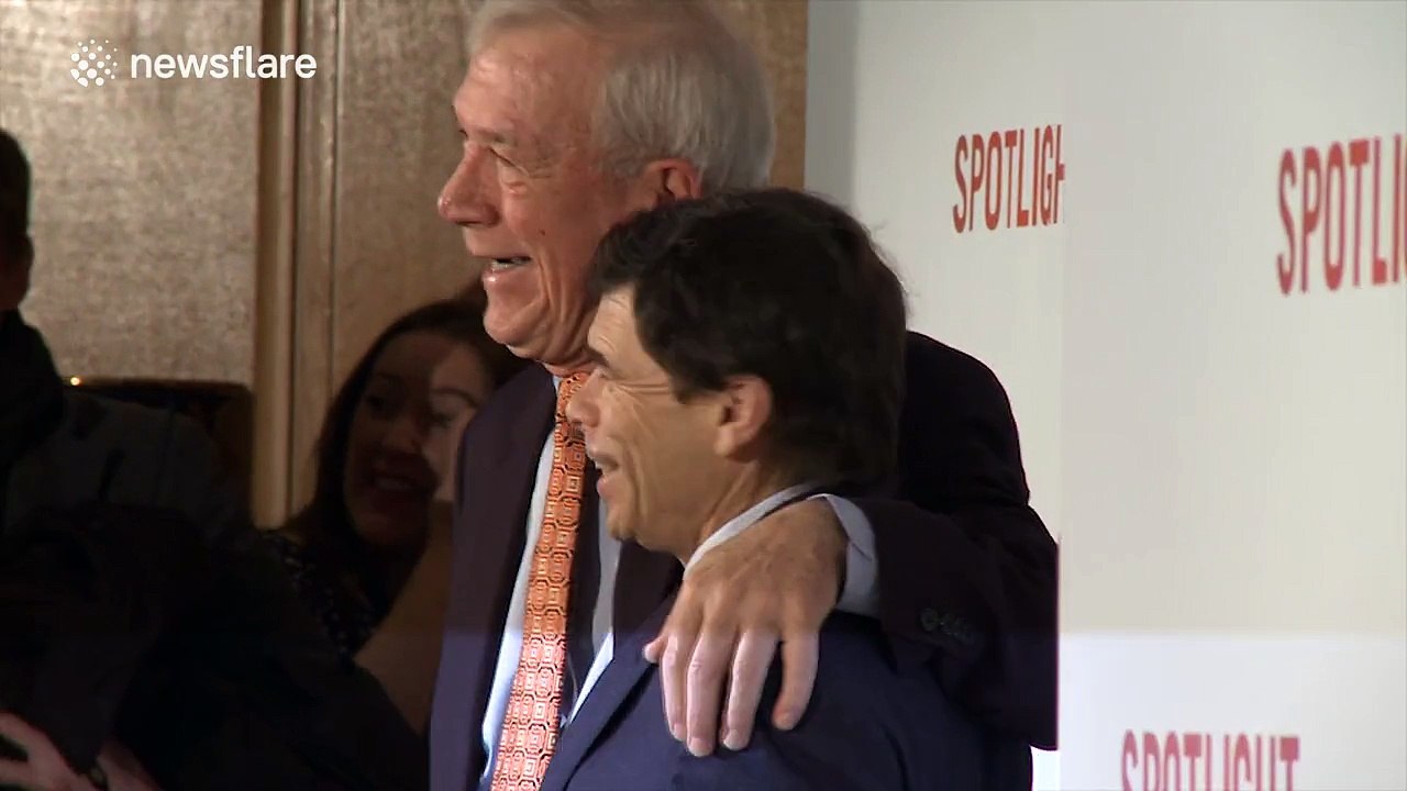 Interview with Boston Globe reporter Mike Rezendes at Spotlight premiere