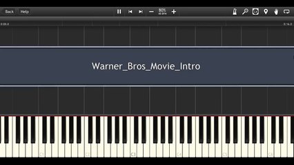 Warner Bros Pictures - Theme Song [Piano Cover Tutorial] (♫)