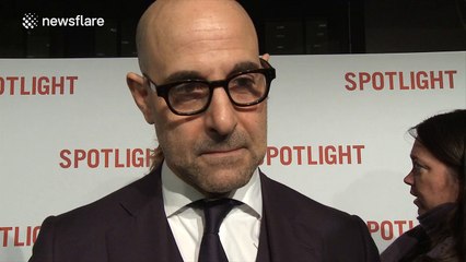 Interview with Stanley Tucci at the UK premiere of Spotlight