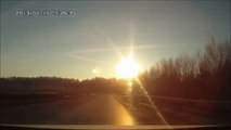 Meteorite Falls In Russian Urals Chelyabinsk region UFO- 2-15-2013