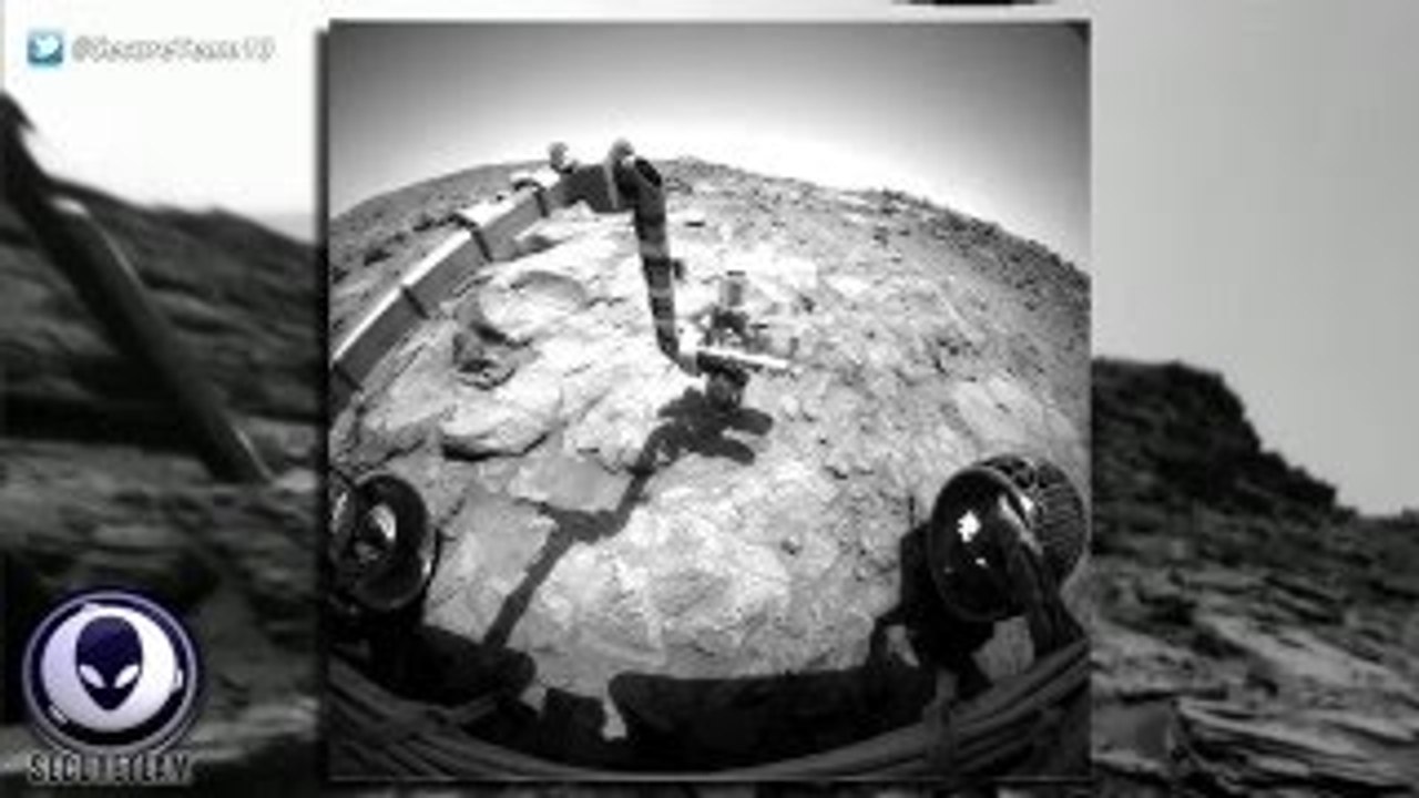 UNEXPLAINED "Tripod" Object In Mars Rover Image Hidden By NASA?