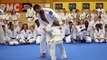 Démonstration et entraînement de judo avec l'équipe de France de judo