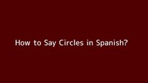 How to say Circles in Spanish