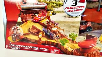 Descargar video: CARS Escape From Frank Track Set Disney Pixar Cars 2 Lightning Mcqueen Superhero Superman Mater