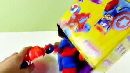Play Doh Venom Surprise Egg Kidrobot Giant Spiderman Superhero Toy Marvel Mystery Mini Toys