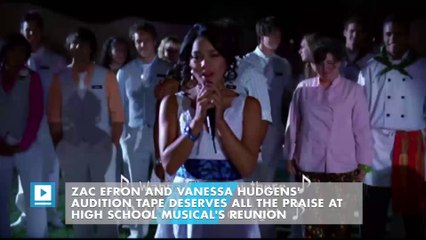 Zac Efron and Vanessa Hudgens' Audition Tape Deserves All the Praise at High School Musical's Reunion