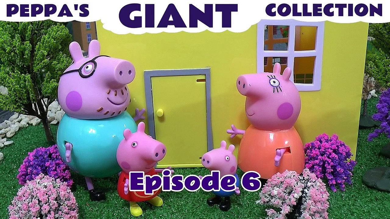 Giant Peppa Pig Story Video Play Doh English Episodes 2 Thomas and Friends Surprise Eggs P