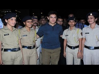 Aamir Khan's PK Movie Special Screening For Mumbai Police !