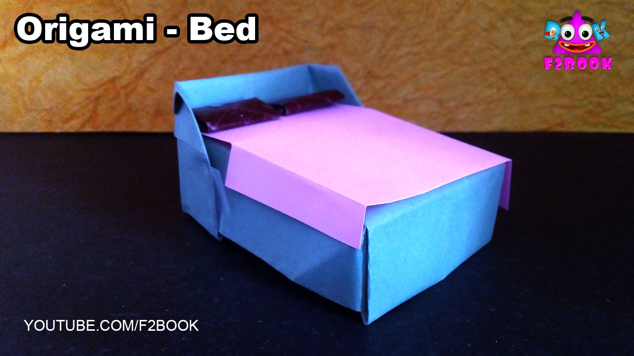 Kids Paper Bed Easy Makeing PAPER FOLDNING - video Dailymotion