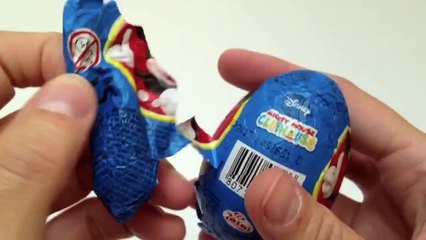 Surprise Eggs Mickey Mouse and Angry Birds Surprise Eggs