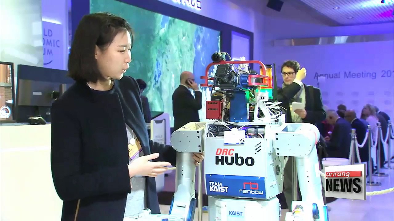 Korea's humanoid robot in the spotlight at World Economic Forum