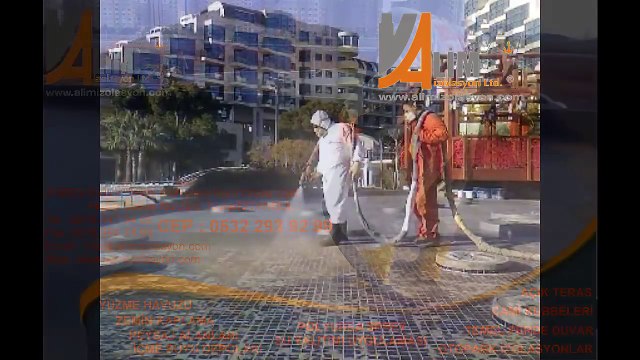 POLYUREA SPREY SÜS HAVUZU SU YALITIMI UYGULAMASI ALİM İZOLASYON 0532 293 9299