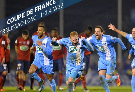 Coupe de France, 16e de finale : Trélissac-LOSC (1-1, 4 tab 2), les buts