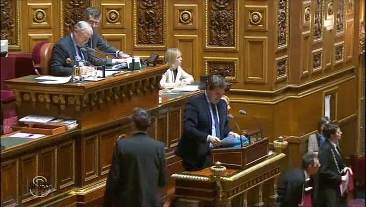 Intervention à la tribune du Sénat du 13 janvier 2016 : "les normes étouffent le développement de nos territoires"
