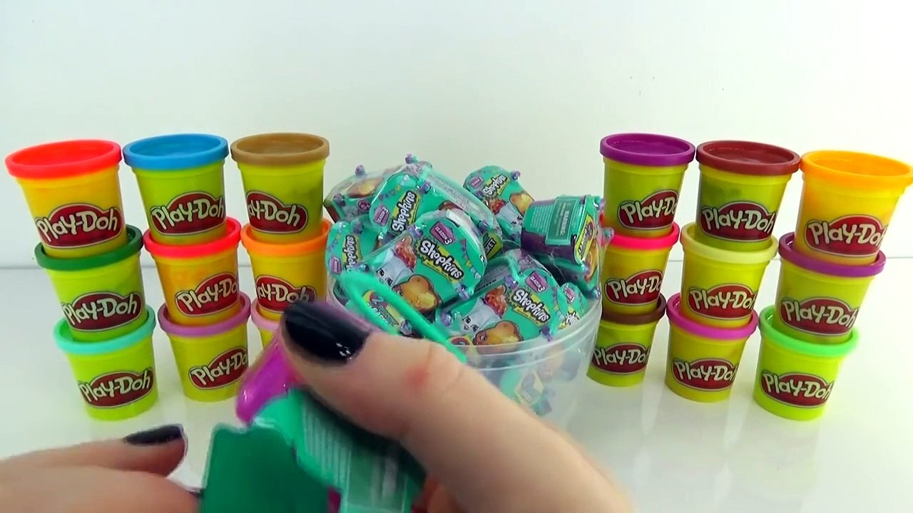 GIANT Shopkins Play Doh Surprise Egg with Season 3 Limited Edition Ticky Tock FILLED WITH SHOPKINS