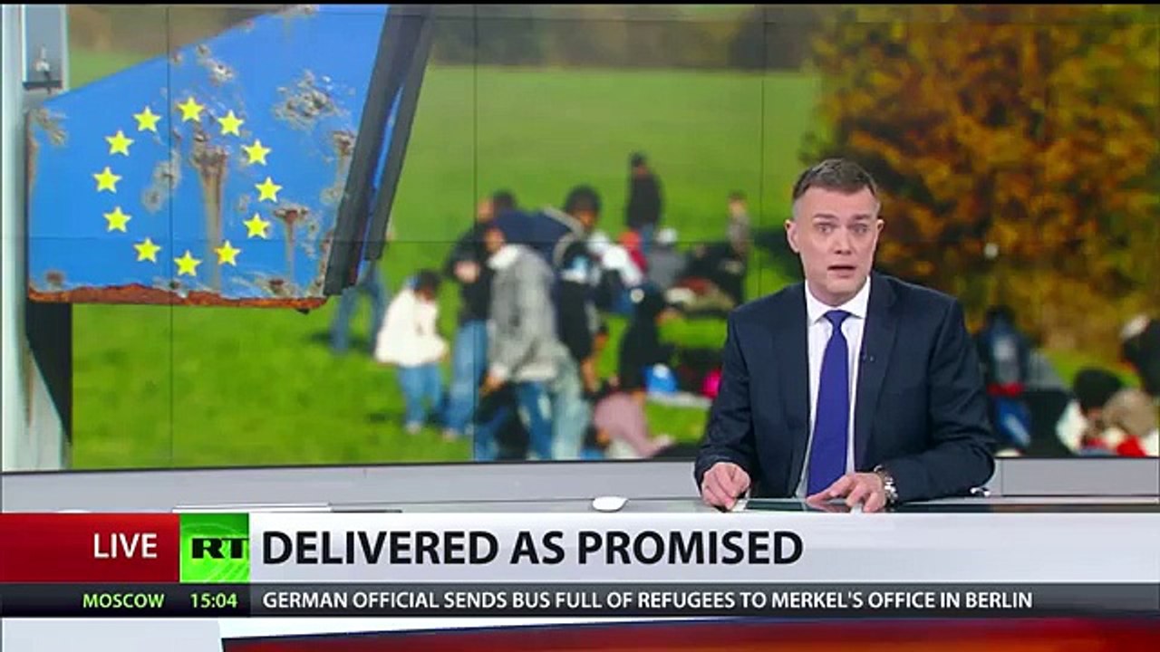 'Can't take more': Bavaria sends bus load of refugees to Merkel's office (News World)