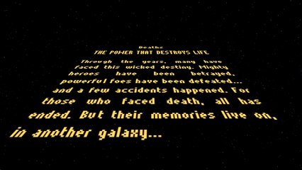 Les morts de Star Wars en 8-bits