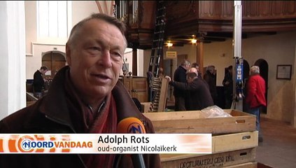 Damster Nicolaikerk moet het anderhalf jaar zonder Hinsz-orgel doen - RTV Noord