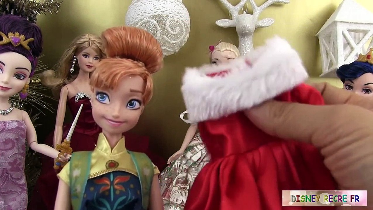 Poupée Barbie Merveilleux Noël 2015 Robes de Princesses Disney Fashion Dresses Frozen