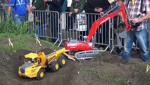 RC Trucks Excavator Construction Site LKW Baustelle ♦ Faszination Modellbau Friedrichshafen 2015