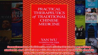 Download PDF  Practical Therapeutics of Traditional Chinese Medicine Paradigm title FULL FREE