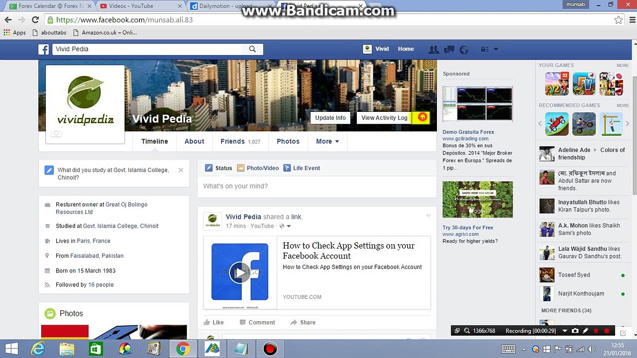 How  to set Timeline and Tagging Settings on your Facebook Account