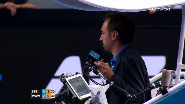 Buzz : Stan Wawrinka à l'arbitre : Je n'ai pas le droit de te parler en français ?