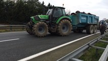 Crise agricole. Les tracteurs arrivent à Guingamp