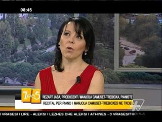 7pa5 - Recital per piano i Manjola Camuset - Trebickes ne TKOB - 21 Janar 2016 - Show - Vizion Plus